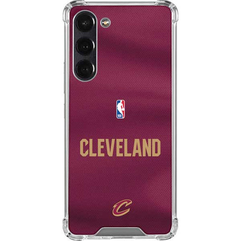 NBA Cleveland Cavaliers Jersey Galaxy S23 FE Clear Case